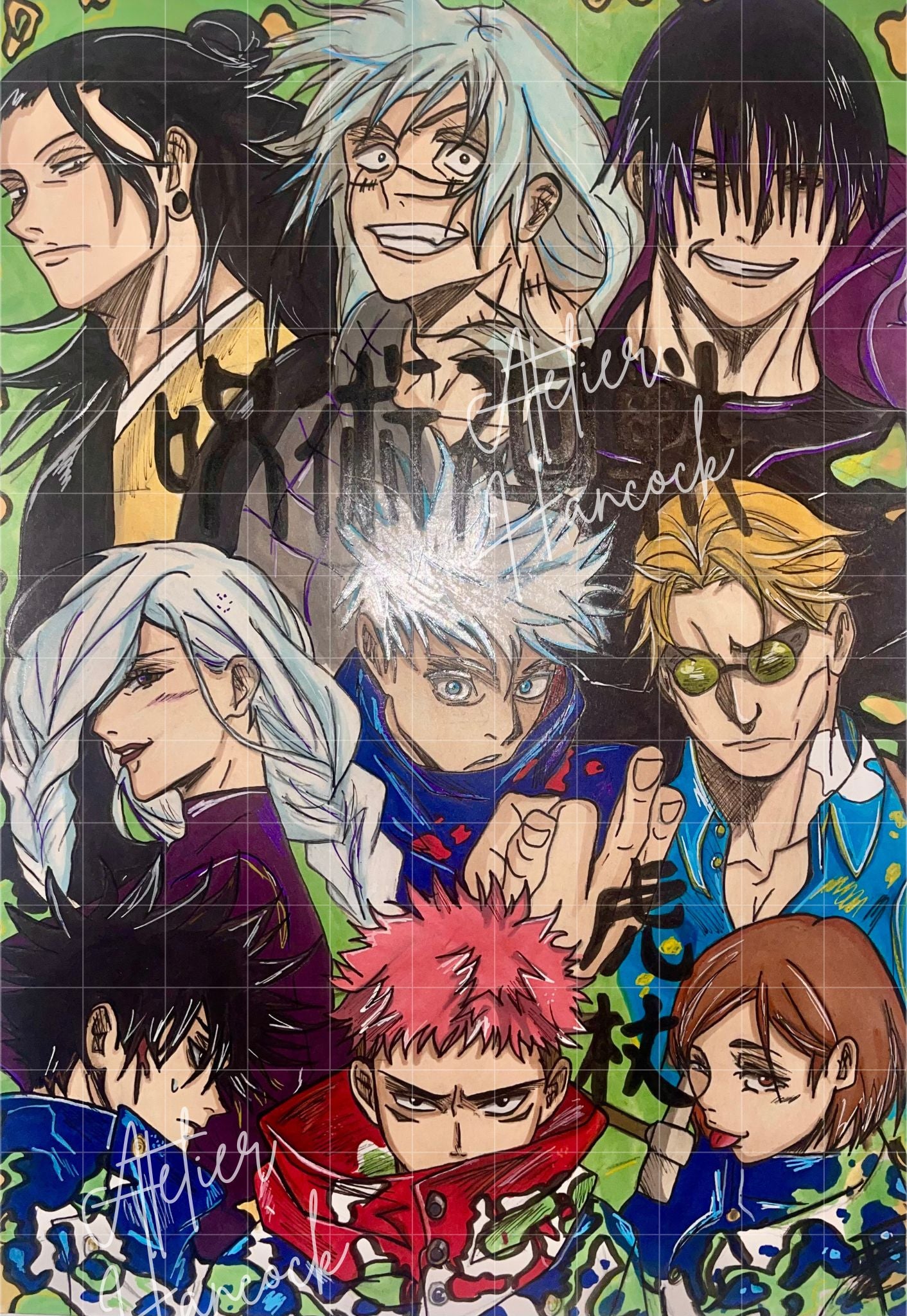 Poster Jujutsu Kaisen 100% Made-In-France