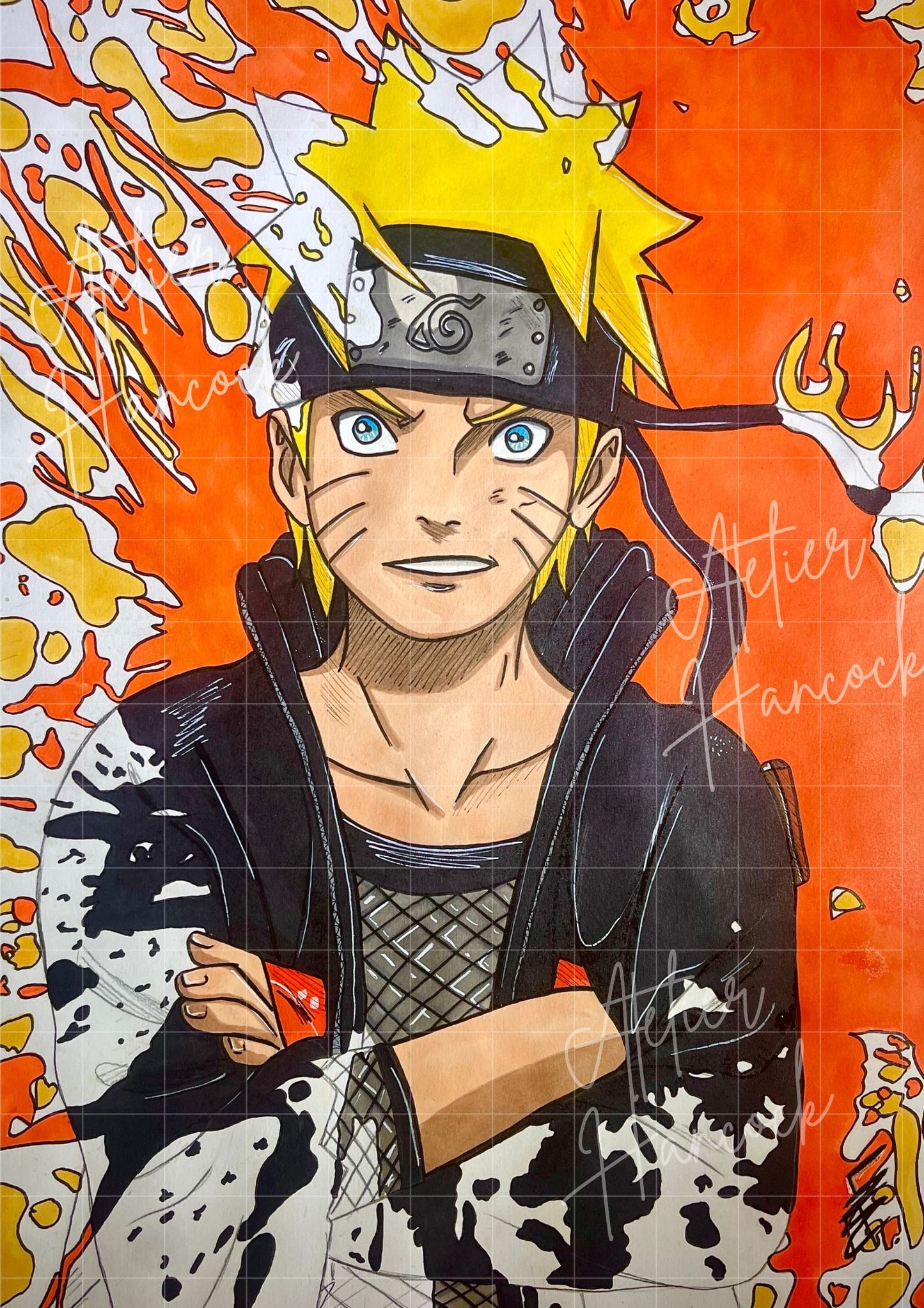 Poster Naruto Uzumaki 100% Made-In-France