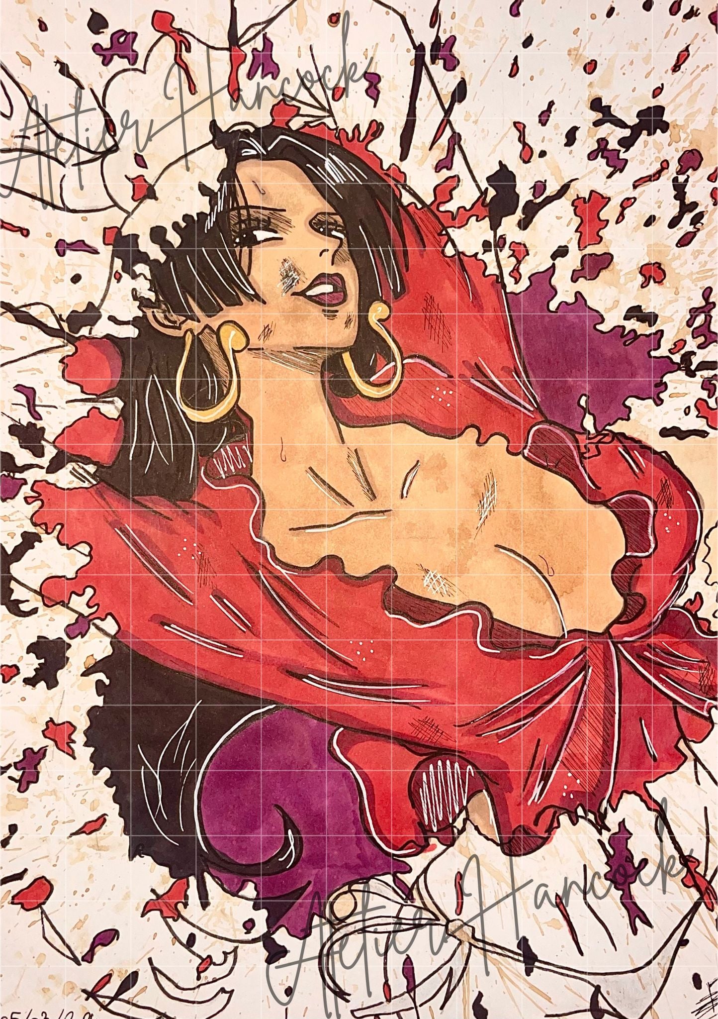 Poster Boa Hancock 100% Made-In-France