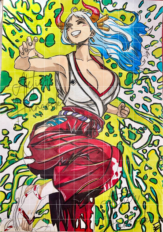 Poster Yamato ( One Piece ) 100% Made-In-France