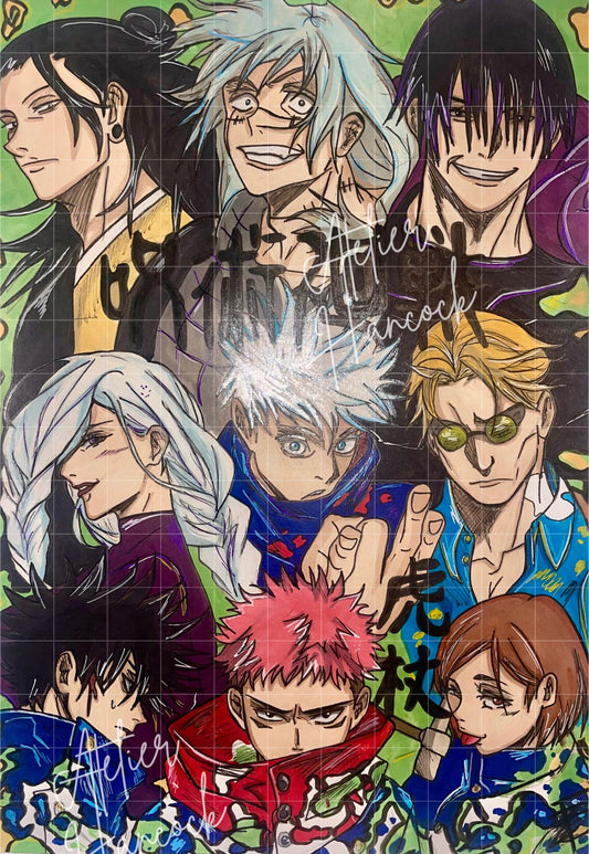 Poster Jujutsu Kaisen 100% Made-In-France