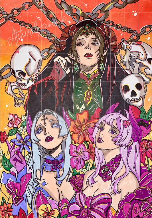 Poster “ La vie et la mort “ 100% Made-In-France