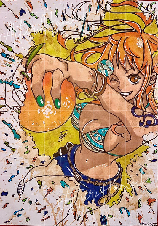 Poster Nami One Piece 100% Made-In-France