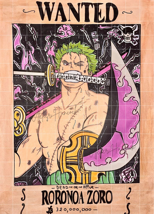 Poster Roronoa Zoro 100% Made-In-France