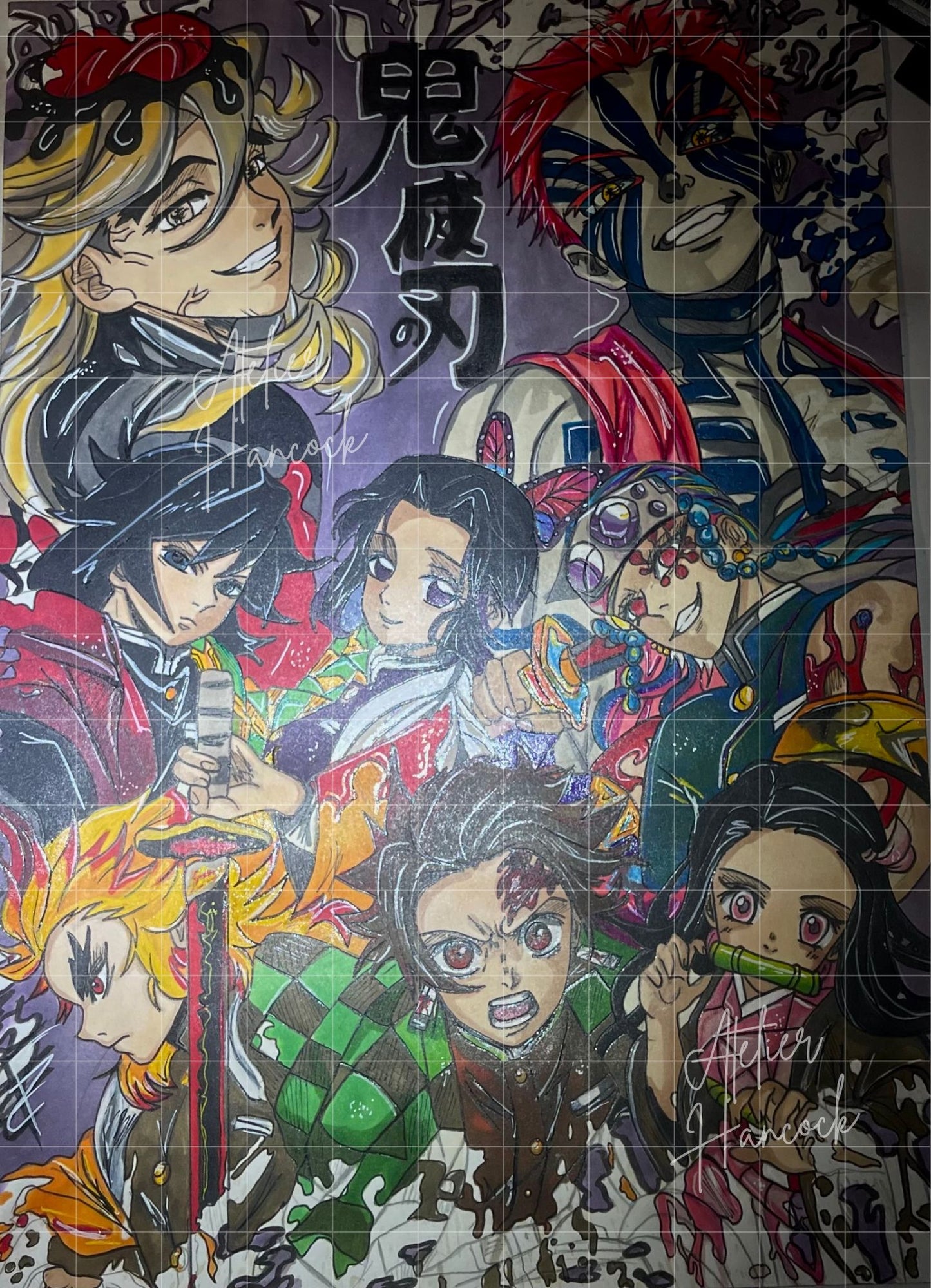 Poster Demon Slayer 100% Made-In-France