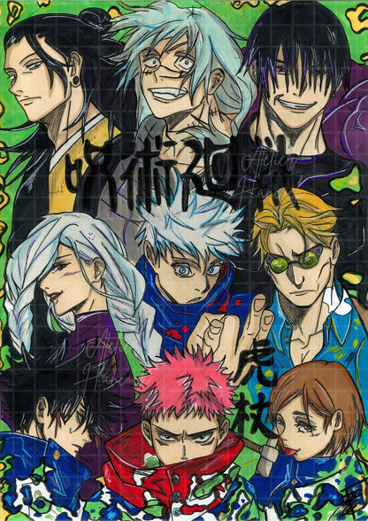 Poster Jujutsu Kaisen 100% Made-In-France