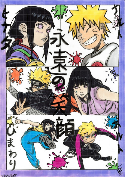 Poster Naruto & Hinata 100% Made-In-France
