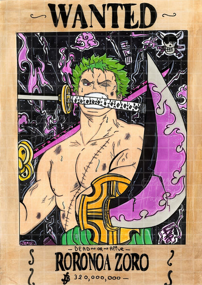 Poster Roronoa Zoro 100% Made-In-France