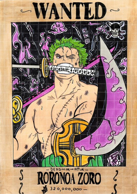 Poster Roronoa Zoro 100% Made-In-France