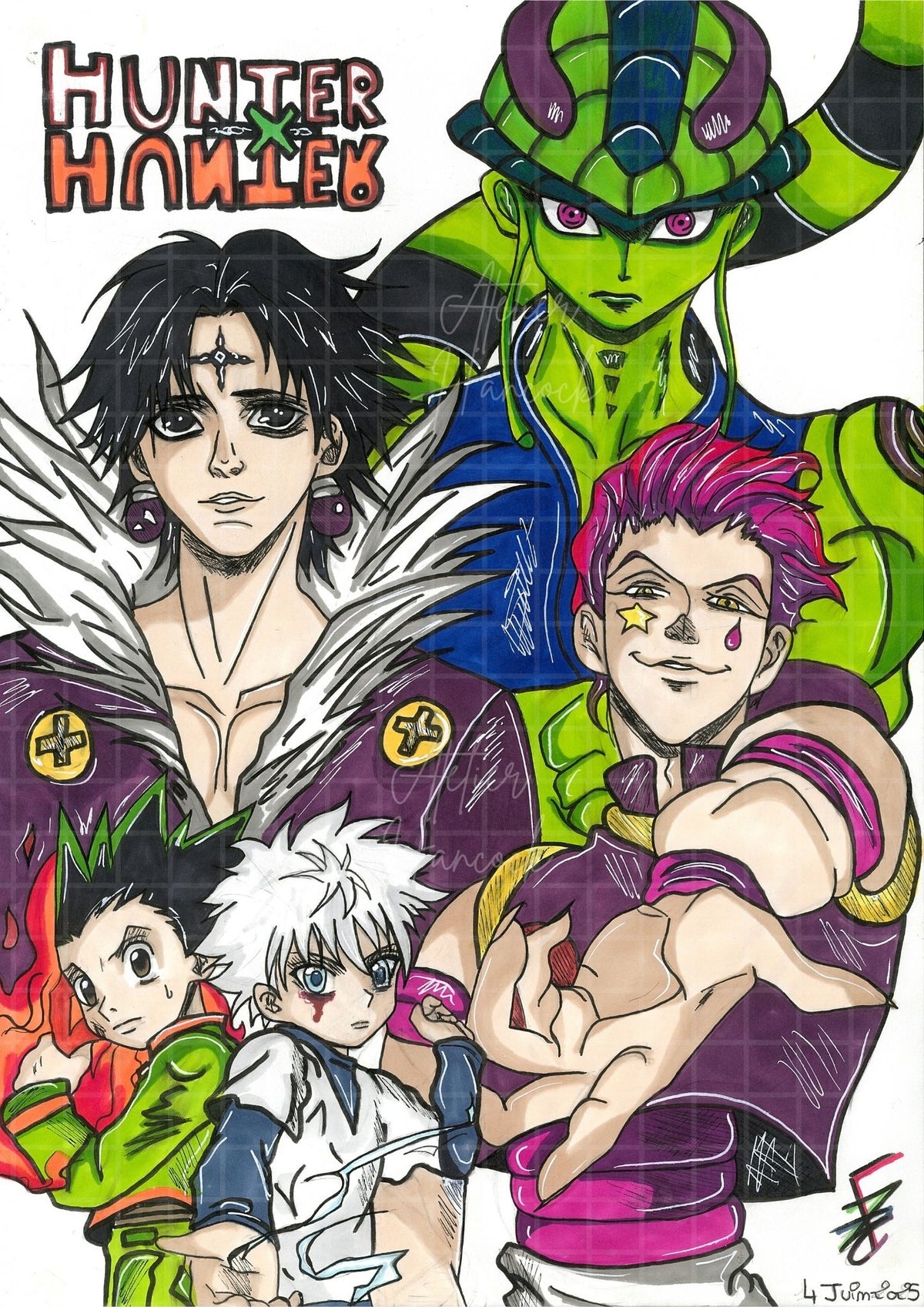 Poster Hunter X Hunter - 100% Made-In-France