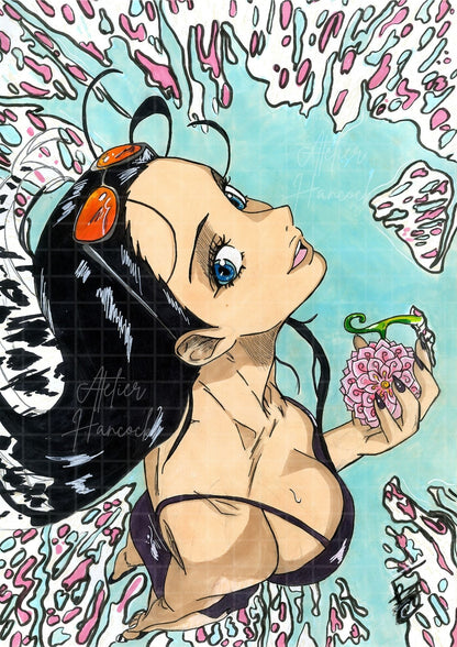 Poster Nico Robin 100% Made-In-France