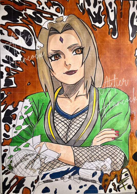Poster Tsunade 100% Made-In-France