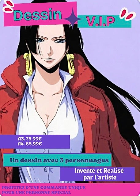 Dessin VIP ( 3 personnages )