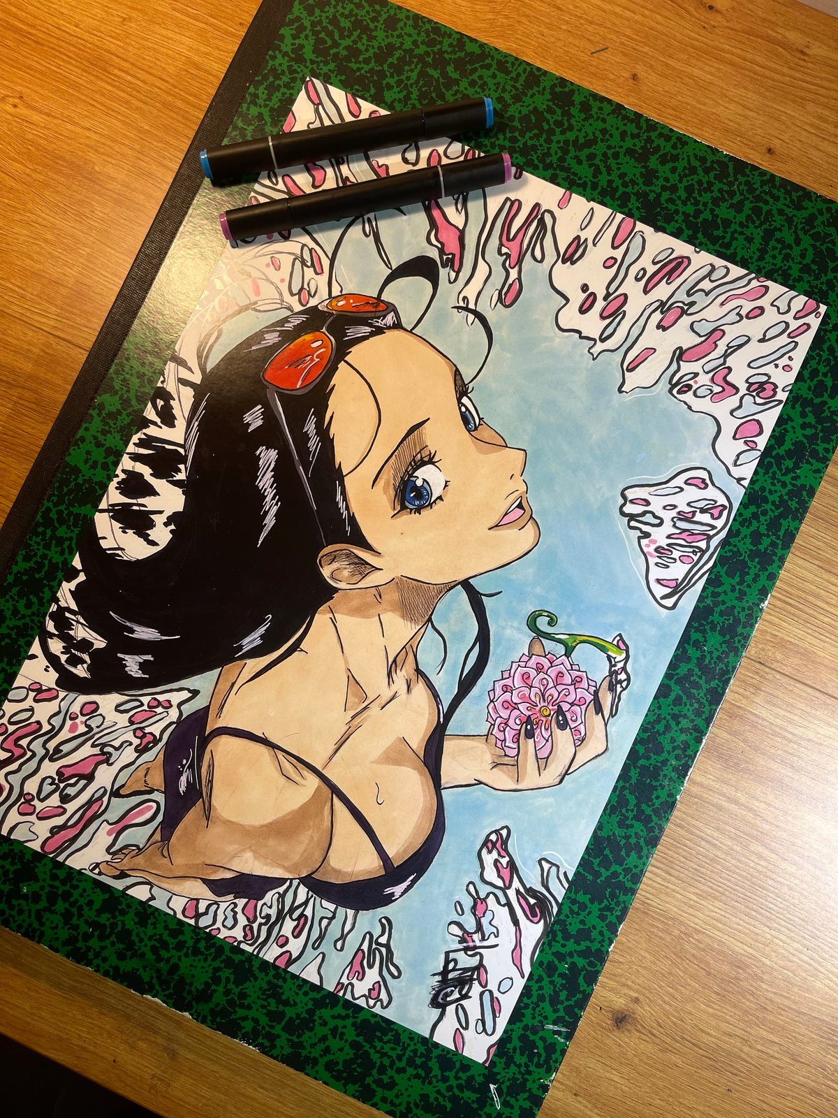 Poster Nico Robin 100% Made-In-France