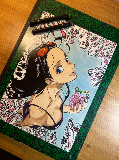 Poster Nico Robin 100% Made-In-France