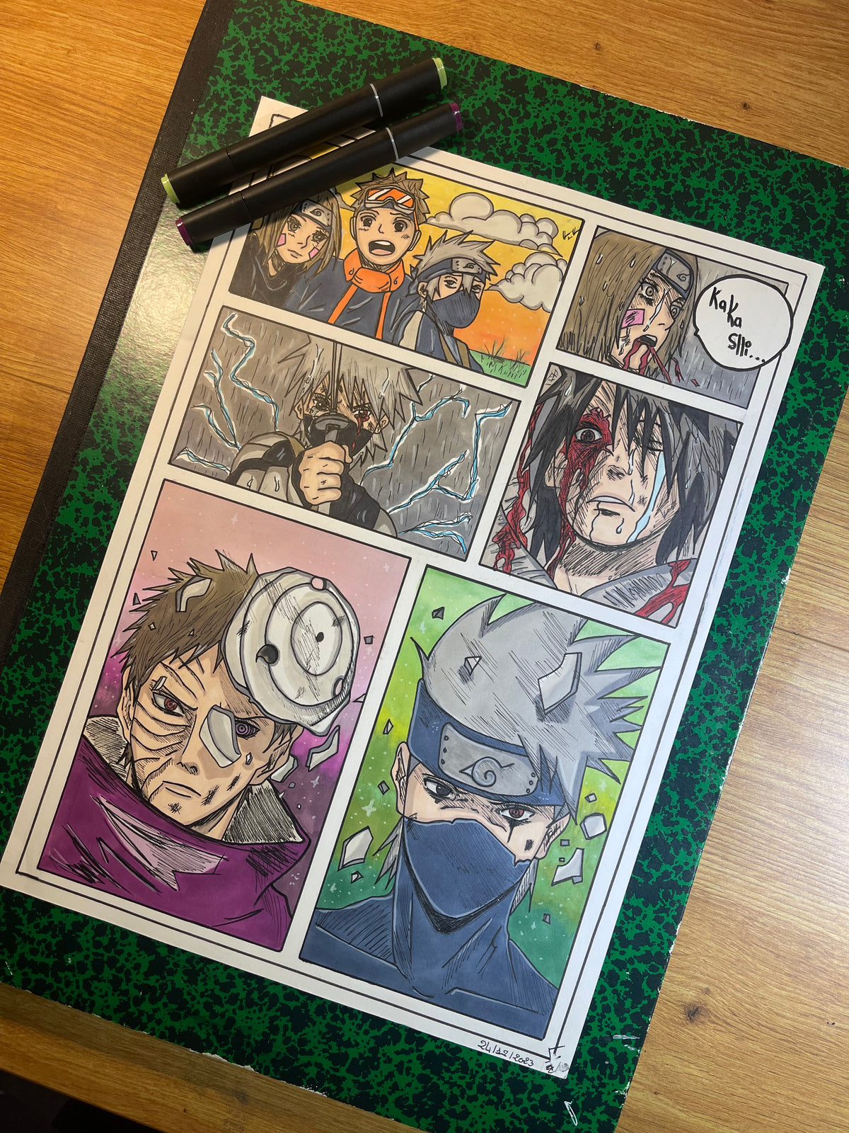 Poster Naruto Shippuden “Obito VS Kakashi“ 100% Made-In-France