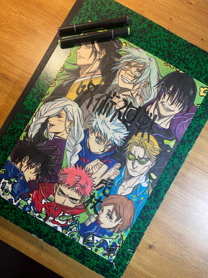 Poster Jujutsu Kaisen 100% Made-In-France