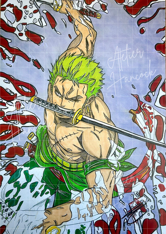 Poster Roronoa Zoro 100 % Made-In-France