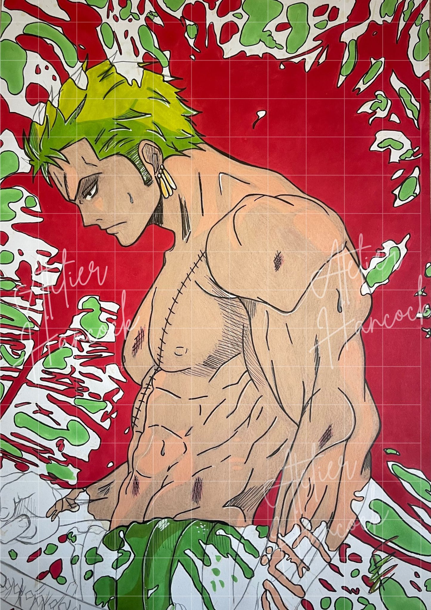 Poster Zoro profile 100 % Made-In-France